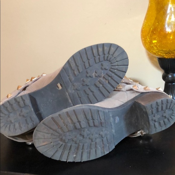 BCBGeneration Suede Studded Ankle Boots - Picture 4 of 8